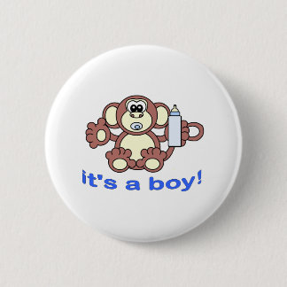 Its A BOY! 6 Cm Round Badge