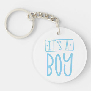 It's a Boy Acrylic Keychain