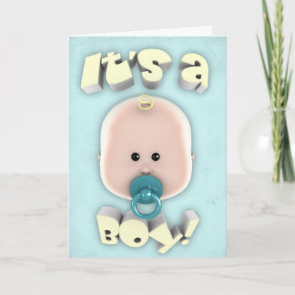 It's a boy announcement