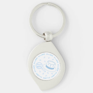 It's a Boy! announcement Key Ring
