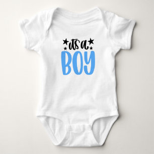 It's a boy baby bodysuit
