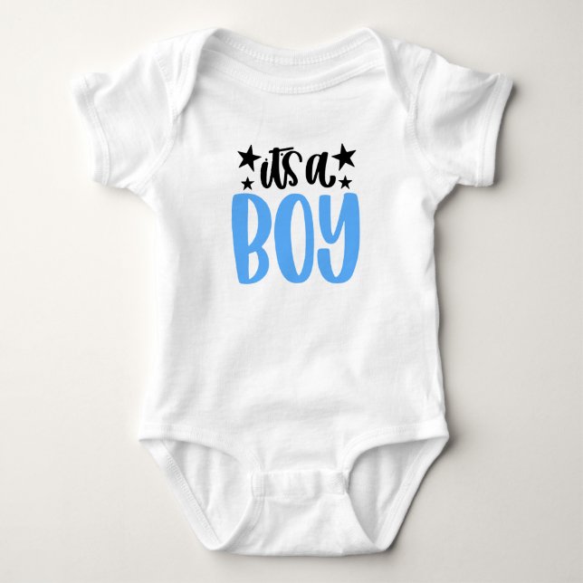 It's a boy baby bodysuit (Front)