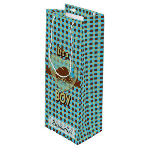 It's A Boy   Baby Elephant Wine Gift Bag