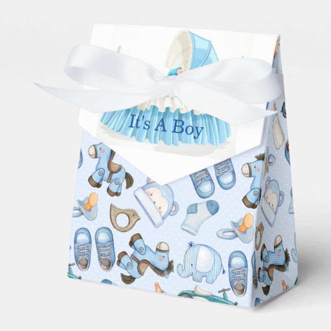 It's A Boy Baby  Favour Box (Front Side)