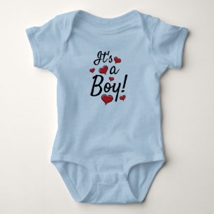 It's a Boy! Baby Gender Reveal Baby Bodysuit