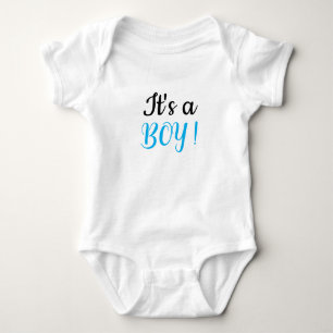 It's a boy baby gender reveal bodysuit 