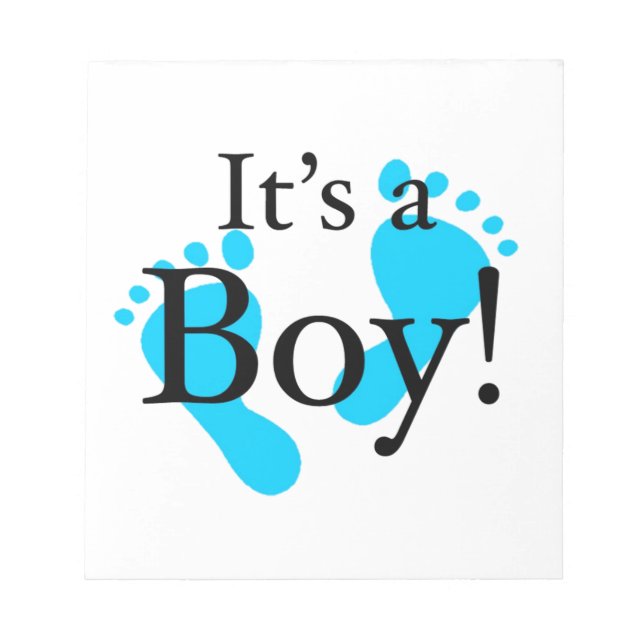 Its a Boy - Baby, Newborn, Celebration Notepad (Front)