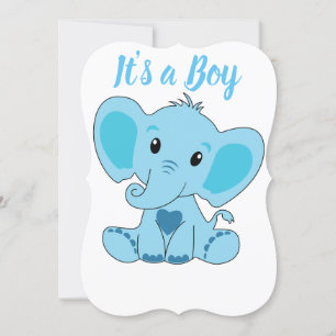 It's a Boy, Baby, Pregnancy, Announcement, Invitation