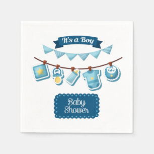 it's A Boy Baby Shower 3 Ply Napkins