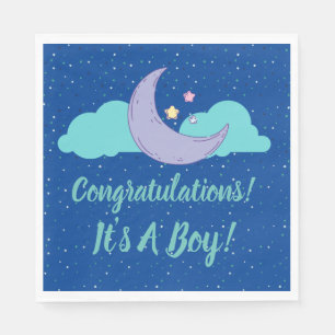 It's A Boy! Baby Shower Congratulations Napkins