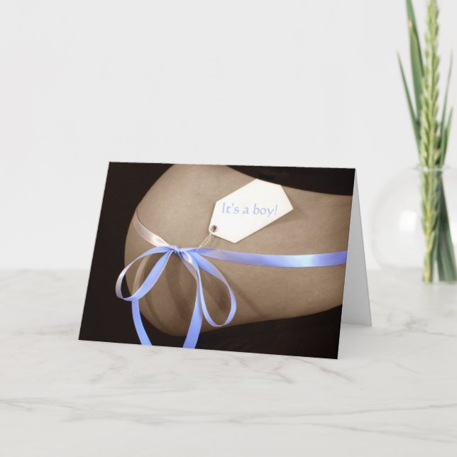 "It's a boy!" Baby Shower Invitation (Front)