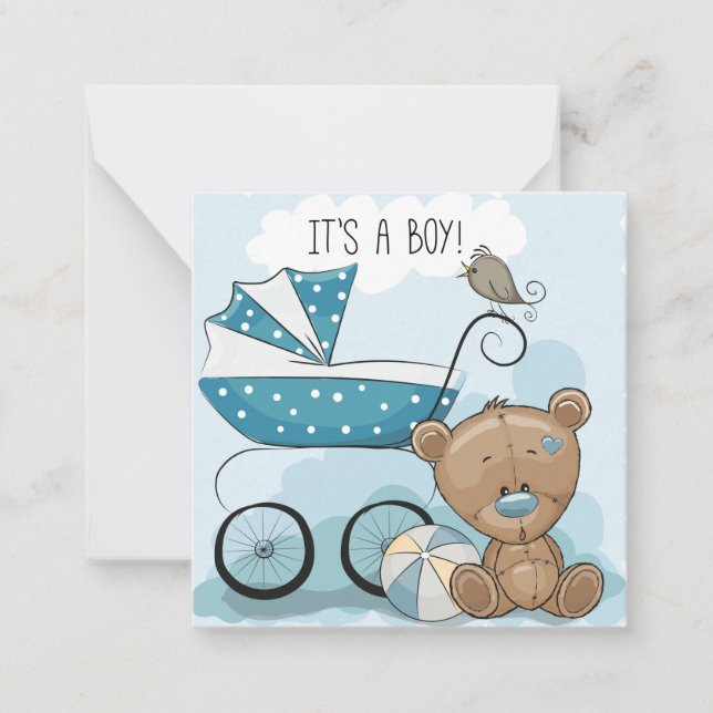 It's a boy/Baby Shower Invitation (Front)