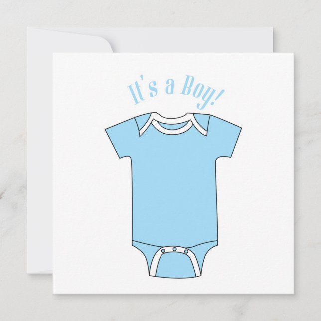It's a boy baby shower invitation (Front)