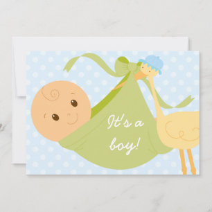 It's A Boy Baby Shower Invite