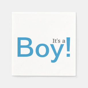 It's A Boy Baby Shower Paper Napkin Set
