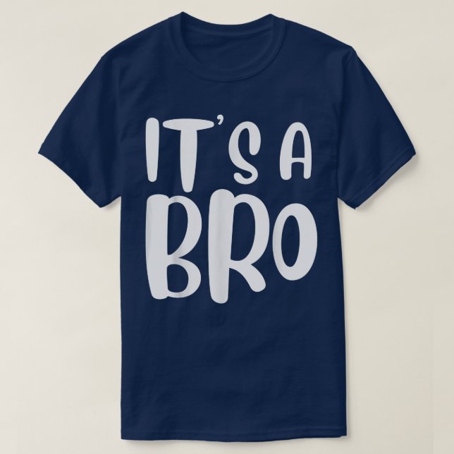 It's A Boy Baby Shower Pregnancy announcement Gend T-Shirt (Design Front)