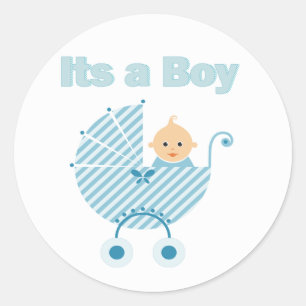 It's a Boy Baby Shower Sticker