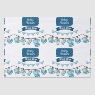 It's A Boy Baby Shower Tissue Paper