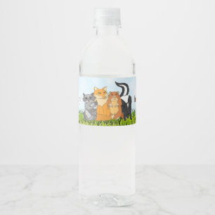 It's a Boy Baby Shower Woodland Creatures Water Bottle Label