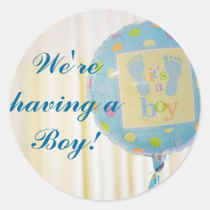 Its a Boy! Baby Stickers