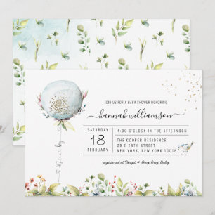 It's a Boy Balloon   Baby Shower Invitation