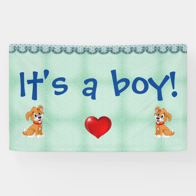 It's a boy! banner (Horizontal)