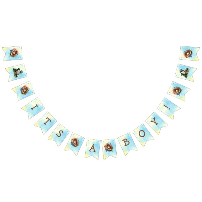 It's a Boy | Baseball Baby Shower Bunting (All)