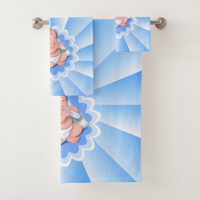 It's a Boy! Bath Towel Set (Insitu)