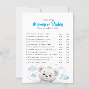 It's a boy bearly wait woodland baby bear shower invitation