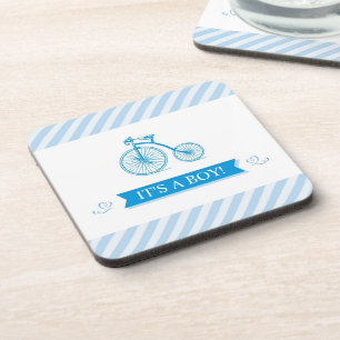 It's a Boy Blue Baby Shower Coasters (set of 4)
