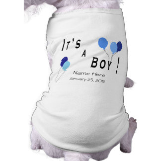 It's a Boy - Blue Balloons Shirt