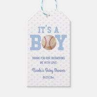 It's A Boy! Blue Baseball Baby Shower