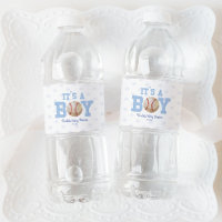 It's A Boy! Blue Baseball Baby Shower
