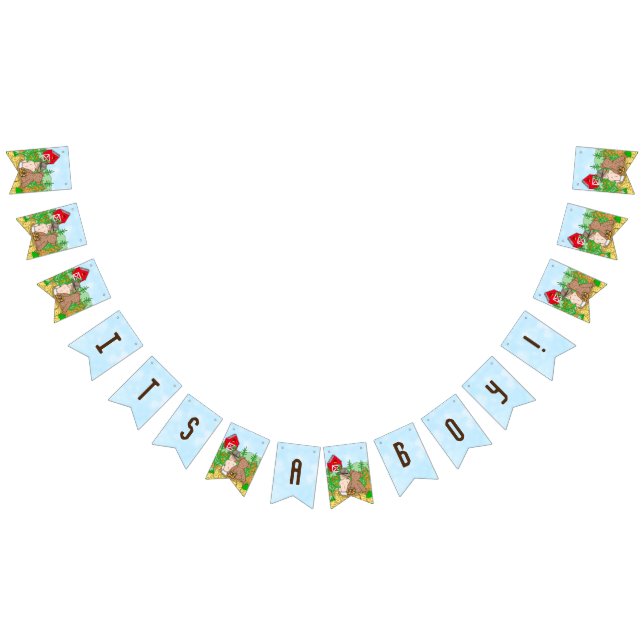 It's a Boy | Boy's Baby Shower  Bunting (All)