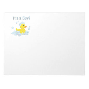 It's a Boy Bubble Baby Shower Notepad