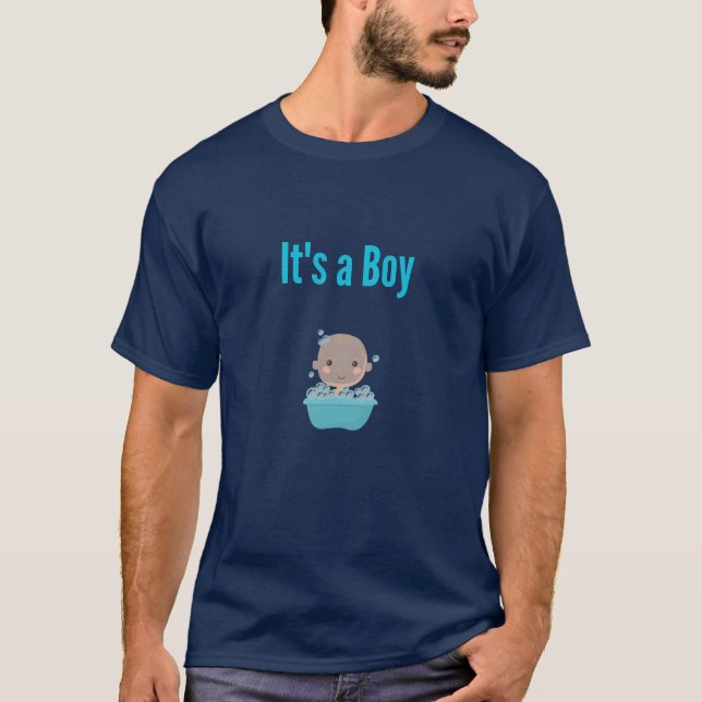 It's a Boy - Bubble bath T-Shirt (Front)