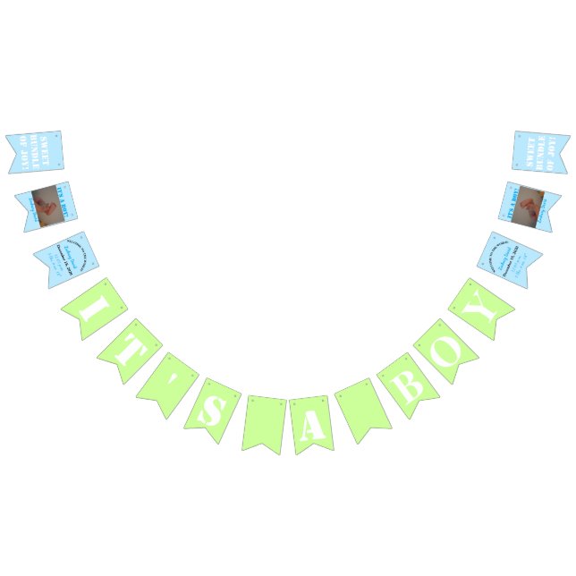 It's a Boy Bunting Banner (All)