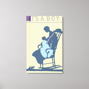 <It's a Boy> by Steve Collier Canvas Print