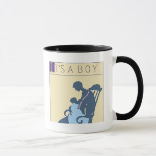 <It's a Boy> by Steve Collier Mug