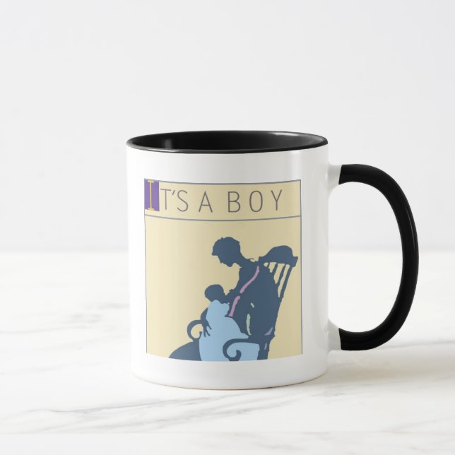 <It's a Boy> by Steve Collier Mug (Right)