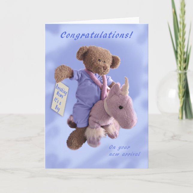 It's a Boy Card (Front)