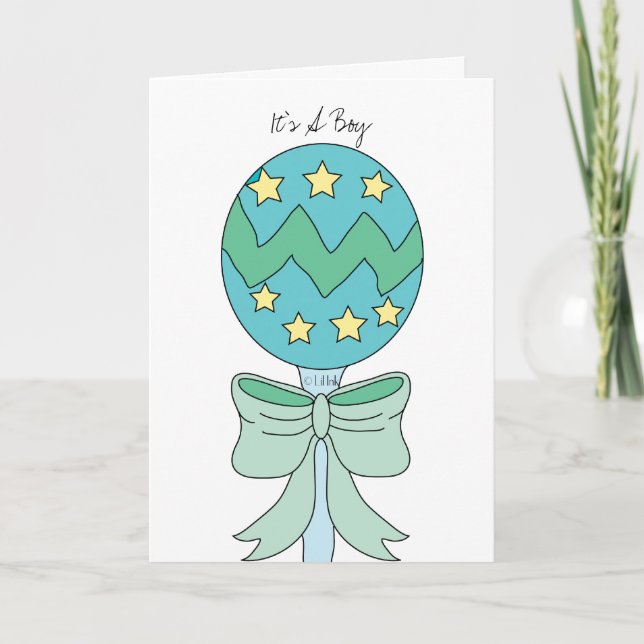 It's A Boy Card (Front)