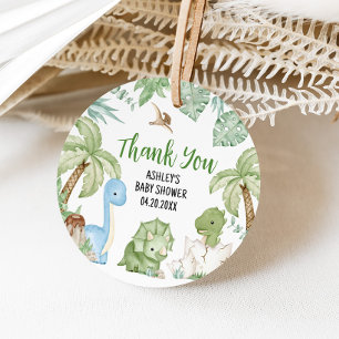 It's A Boy Dinosaur Baby Shower  Favour Tags