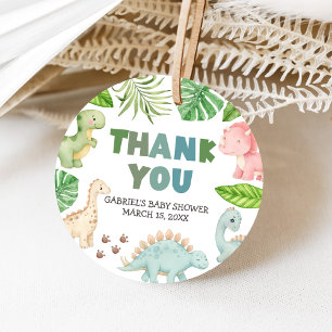 It's a Boy Dinosaur Baby Shower Favour Tags