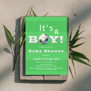 It's a Boy! Football Baby Shower Invitation