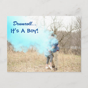 It's a Boy - Gender Reveal Announcement Card