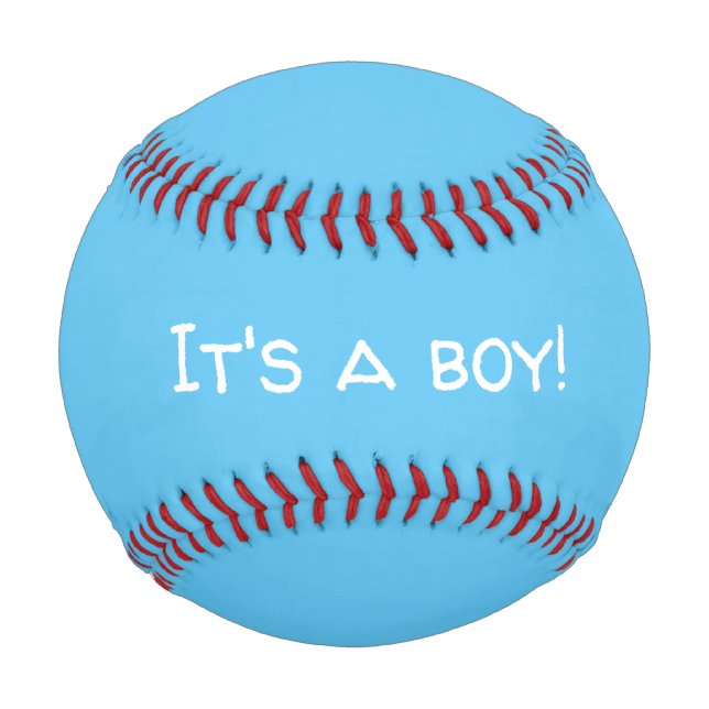 It's A Boy Gender Reveal Baseball (Front)