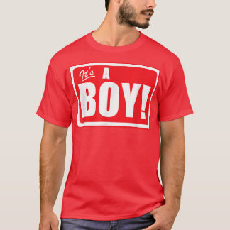 It's A Boy Gender Reveal Boy Baby Birth Announceme T-Shirt