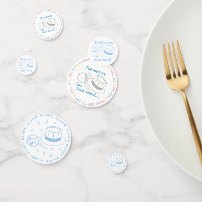 It's a Boy Gender Reveal Confetti (Group)