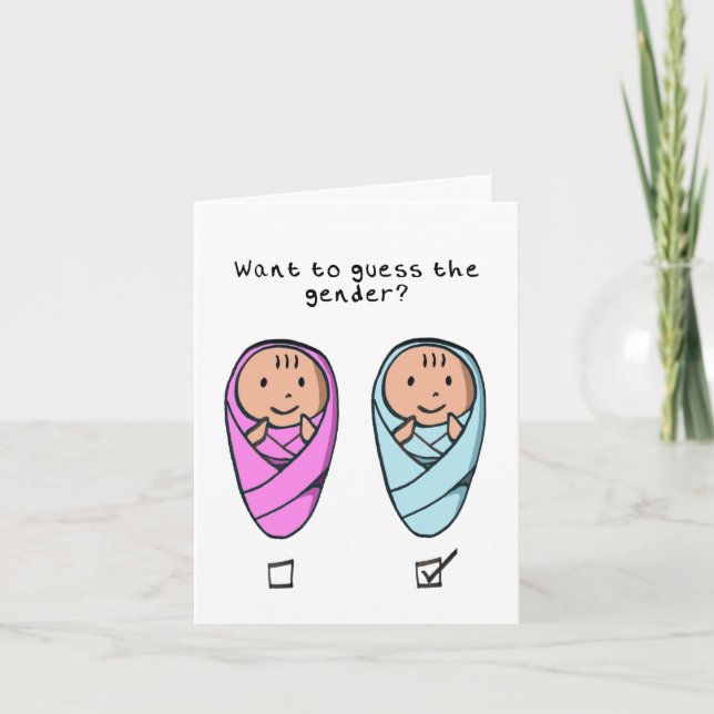 It's a Boy Gender Reveal Invitation (Front)